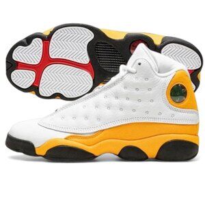 Air Jordan 13 Retro GS Del Sol Kids Basketball Shoes Size 5.5 Yellow NEW